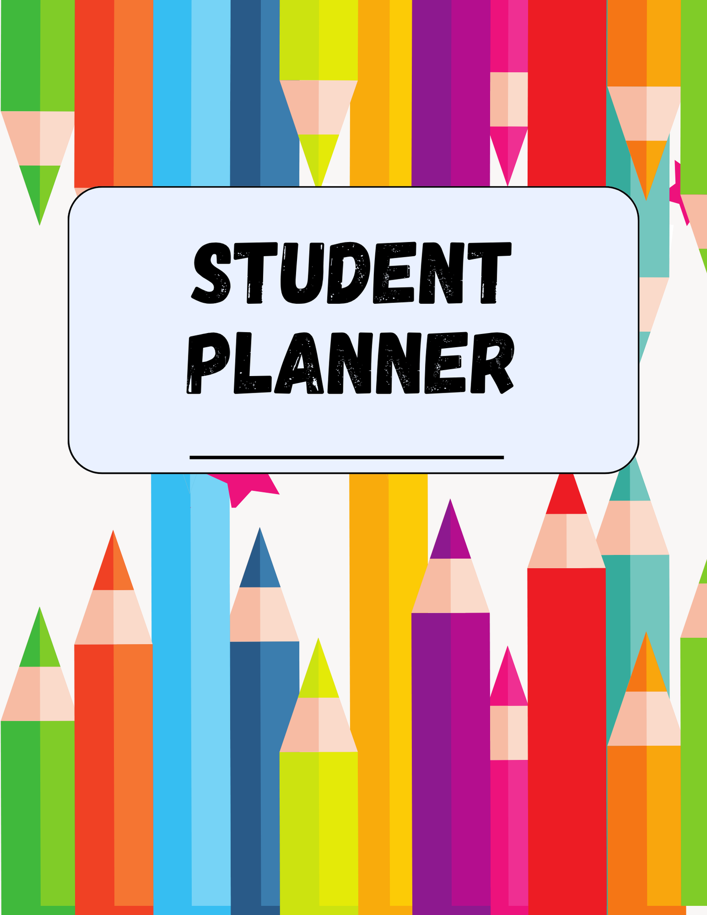 Student Planner Editable