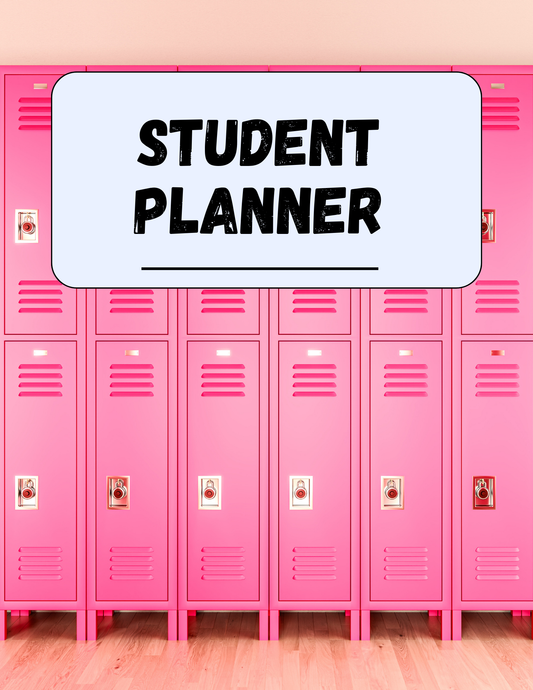 Student Planner Editable