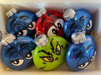 M & M/Grinch Ornaments