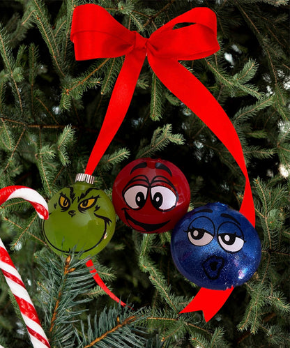 M & M/Grinch Ornaments