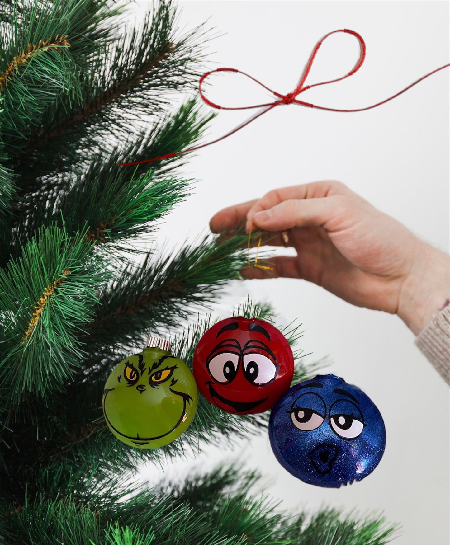 M & M/Grinch Ornaments